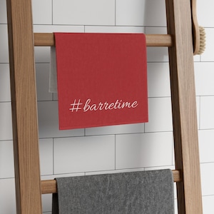 Red Barre Time Rally Towel, 11x18