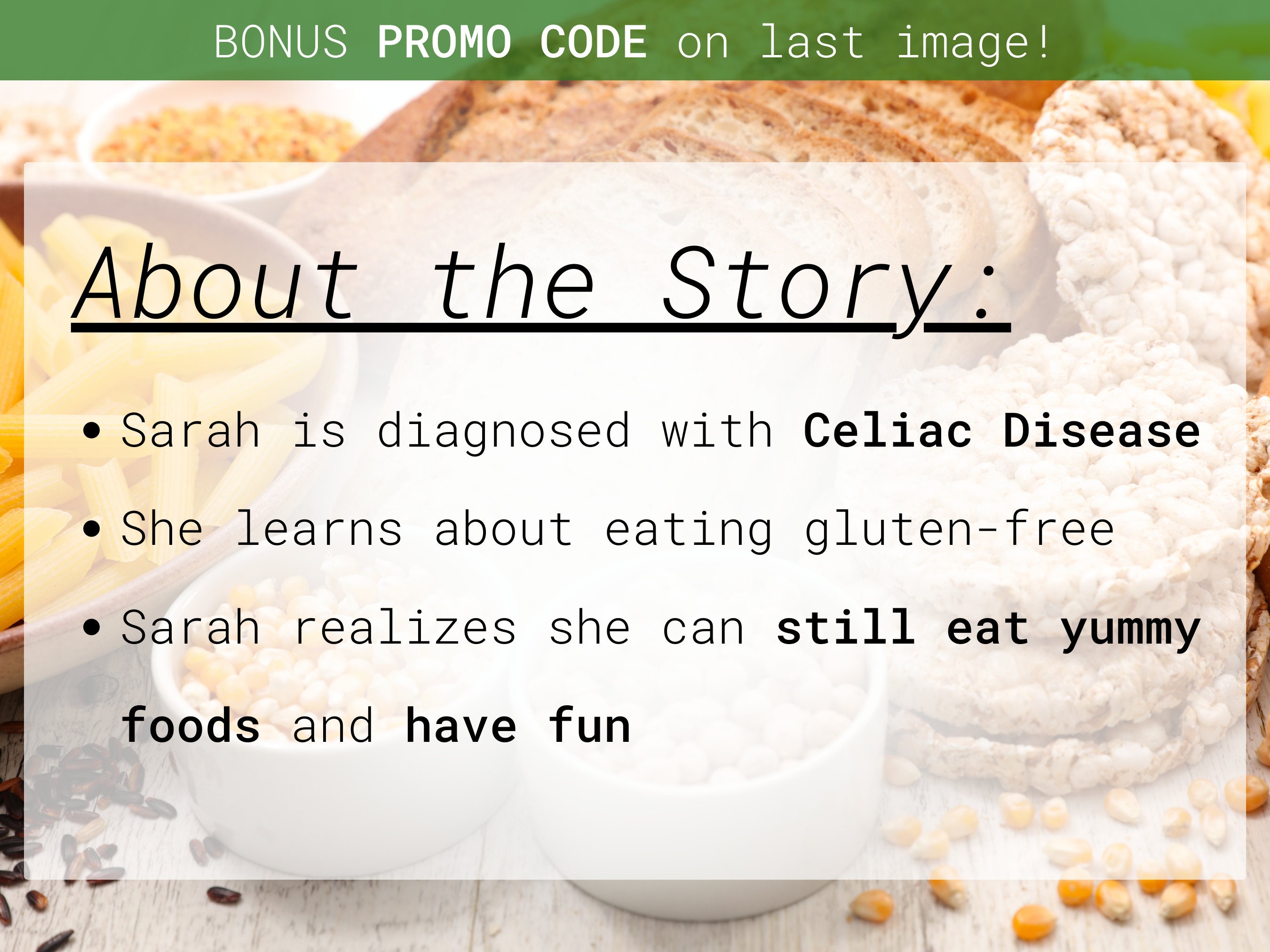 Celiac Disease Information for Kids, Coloring Book for Gluten Free Kids