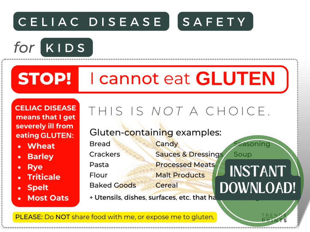 Gluten Free Kids • Celiac Disease Safety for Kids • Gluten-free Diet