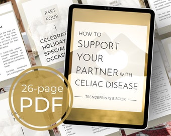 Informationsguide om celiaki för make, hustru, partner, glutenfri guide, glutenfri information, glutenfri e-bok