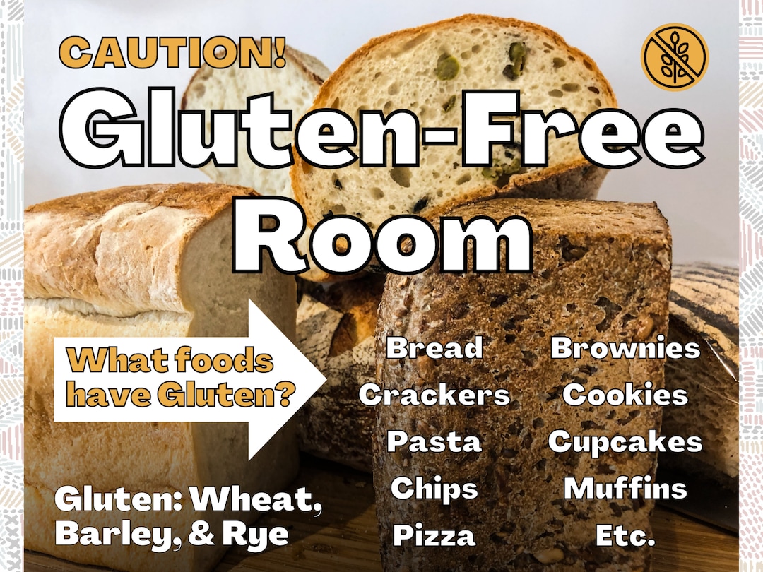 Printable Gluten Free Kids Poster for Classrooms and Daycares • Gluten ...