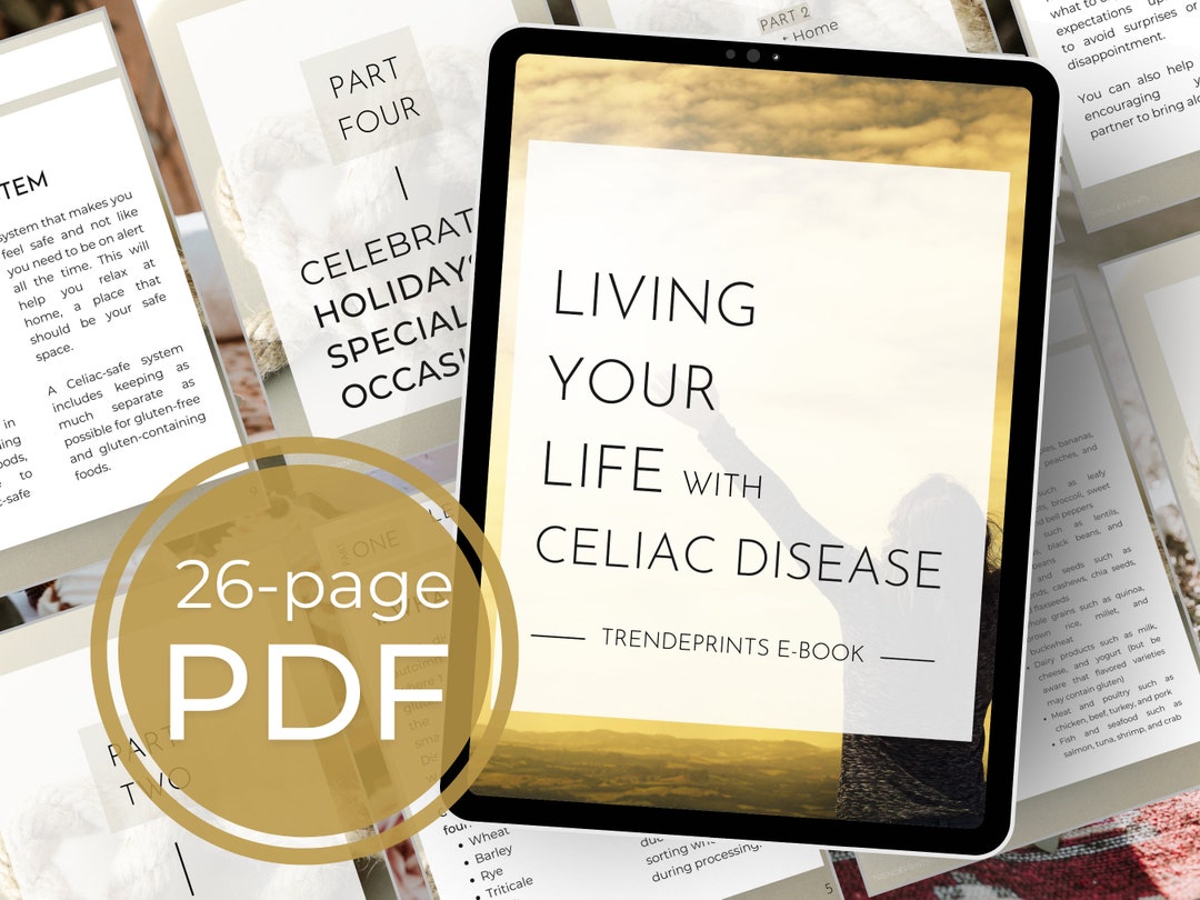 Celiac Disease Info Guide, Beginners Gluten Free Guide, Gluten Free