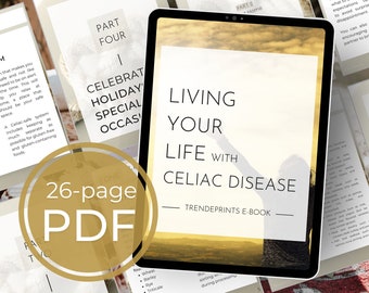 Informationsguide om celiaki, guide till glutenfria nybörjare, information om glutenfria personer med nyligen diagnos av celiaki med autoimmunitet, e-bok om glutenfria sjukdomar