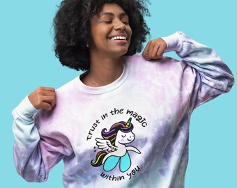Quirky Unicorn Anatomy of the Clitoris Sweatshirt, female pleasure, feminist, yoni art, Sex education, pleasure positive, sexuality, lgbtqia