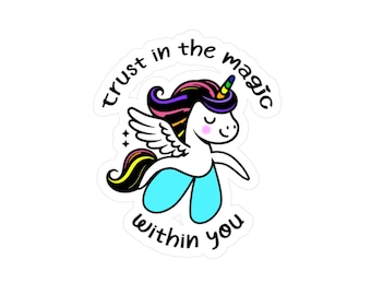 Clitoris education, Unicorn, Kiss-Cut Vinyl Decals, clitoris education, funny decals, laptop, refrigerator, window, sexuality, pride, lgbt