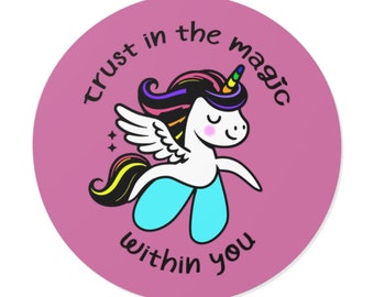 Unicorn Clitoris Anatomy Model Sticker, Sex educator, quirky, funny, sex pleasure, women's pleasure, sexuality, laptop stickers,