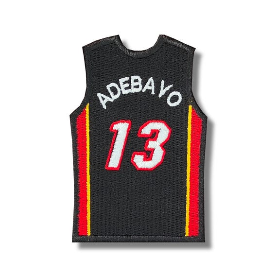 bam adebayo black jersey