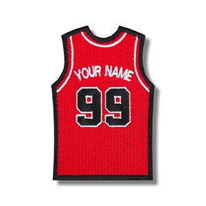 Camisa de basquete Chicago Bulls personalizada com patch bordado