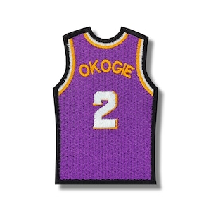 Écusson brodé pour maillot de basketball Josh Okogie Phoenix Suns