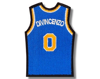 Donte DiVincenzo New York Basketball Jersey Gestickter Aufnäher