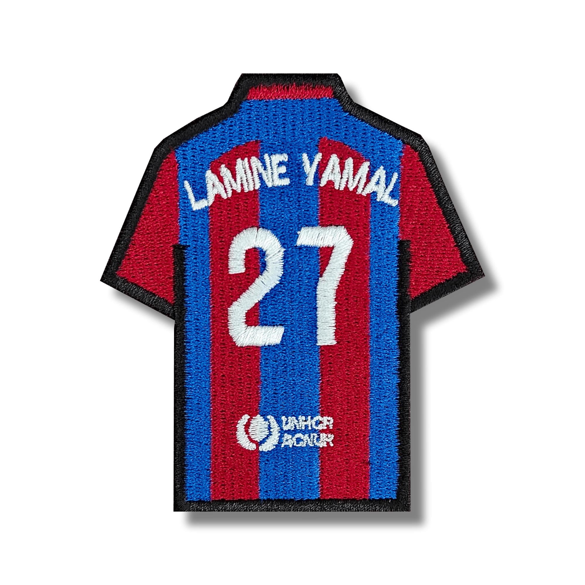 Lamine Yamal Barcelona Jersey Embroidered Patch - Etsy