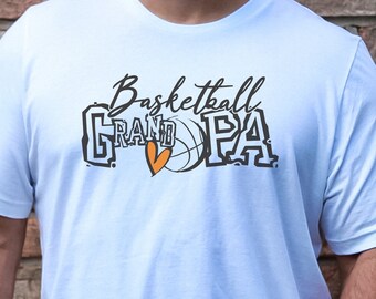 Basketball Grandpa Shirt, Basketball Tshirts, Basketball Mom, Basketball Shirt, Sport Dad, Basketball Shirt for Men, Basketball Tee