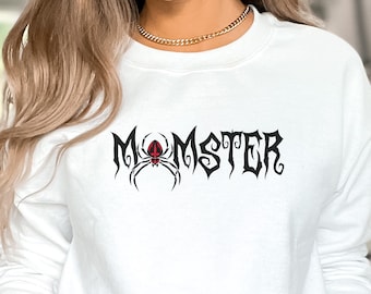 Momster Halloween Shirt, Halloween Mom Shirt, Halloween Shirts for Women, Halloween Gifts, Funny Halloween Shirt, Pumpkin Shirt