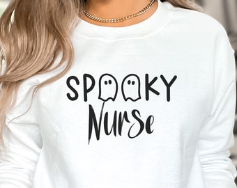Spooky Nurse Shirt, Halloween Nurse Shirt, School Nurse Shirt, Nurse Life Shirt, Nurse Shirt, Nursing Student, Halloween Gift For Nurse