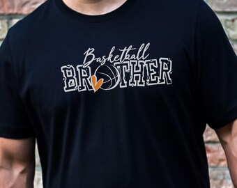 Basketball Brother Shirt, Basketball Tshirts, Basketball Dad, Basketball Mom, Basketball Shirt, Sport Dad, Basketball Shirt for Men