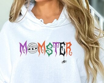 Momster Halloween Shirt, Halloween Mom Shirt, Halloween Shirts for Women, Halloween Gifts, Funny Halloween Shirt, Pumpkin Shirt