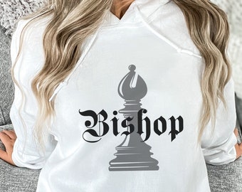 Bishop Shirt, Chess Bishop Shirt, King Shirt, Chess Shirt, Chess Gifts, Gambit Shirt, Queen Shirt, Birthday King, Women Queen Tee
