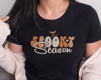Spooky Season Shirt, Spooky Vibe Shirt, Spooky Sweatshirt, Halloween Sweatshirt, Cool Halloween shirt, Ghost Shirt, Halloween Tee