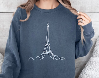 Eiffel Tower Sweatshirt, Eiffel Tower Shirt, Paris France tshirt, Travel to France t-shirt, Gift for Paris Lover, France Souvenir, Bastille