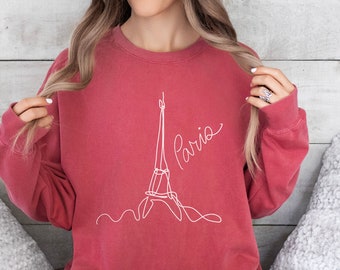 Eiffel Tower Sweatshirt, Eiffel Tower Shirt, Paris France tshirt, Travel to France t-shirt, Gift for Paris Lover, France Souvenir, Bastille