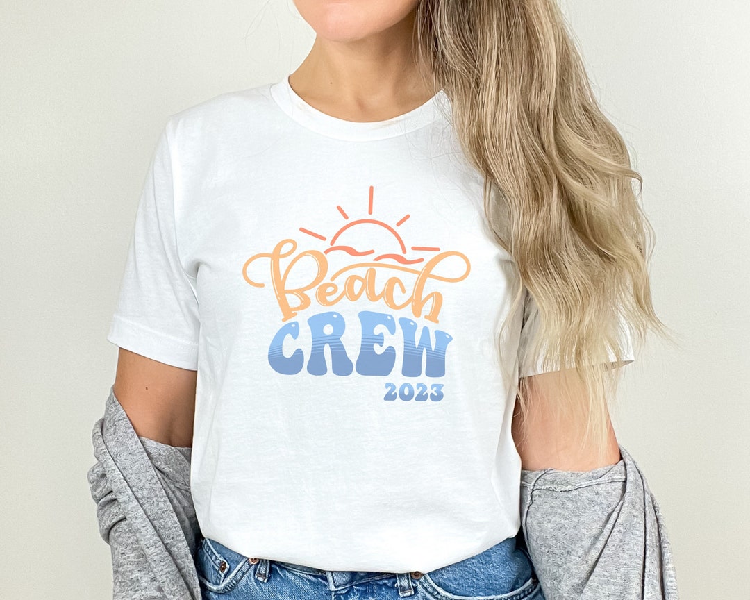Beach Crew T-shirt, Annual Family Vacation Shirt, Group Beach Vacation ...