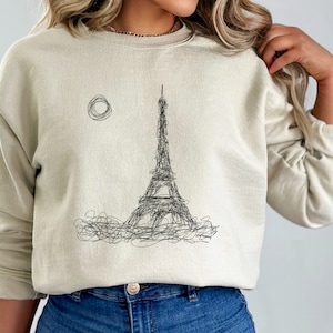 Eiffel Tower Sweatshirt, Eiffel Tower Shirt, Paris France tshirt, Travel to France t-shirt, Gift for Paris Lover, France Souvenir, Bastille