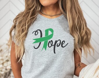 Mental Health Hope Shirt, Mental Health Awareness Month Shirt, Mental Health Green Ribbon Shirt, Mental Health Awareness, Psychologist Tee
