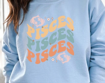 Pisces Shirt, Pisces Sign, Pisces Zodiac Gift, Pisces Birthday, Astrology Capricorn, Pisces Sweatshirt, Gift For Her Zodiac