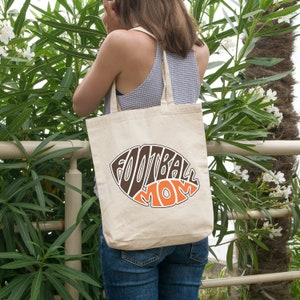 Football Mom, Football Tote, Football Mama, Football Mom Gift, Retro Football, Football Family, Football Bag Gift, Senior Football Mom