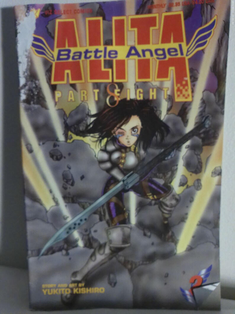 Collector Keepsake Alita Battle Angel Comic Book image 1