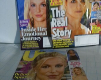 Sammlerandenken Britney Spears 3 Pak Magazines