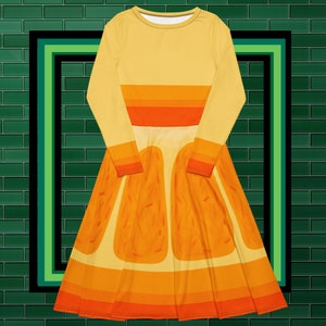Vestido de rodajas de naranja