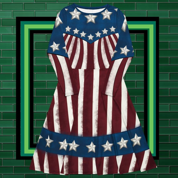 patriotic midi dress Cammy Midi Dress in Red L