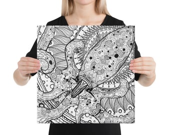 Canvas- Squid