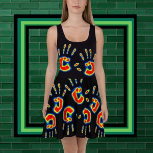 zombie skater dress Zombie Heads Skater Dress