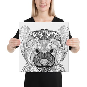 Canvas- red panda