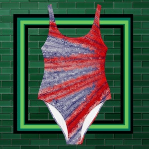 Patriotic One-Piece Swimsuit