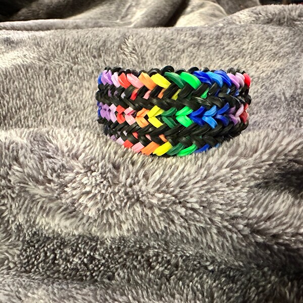 Rainbow Loom Bracelet Etsy