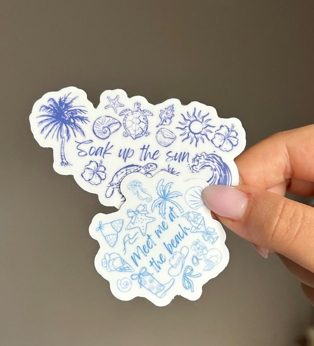 Summer Stickers, Soak up the Sun, Meet Me at the Beach, Cute, Adorable ...