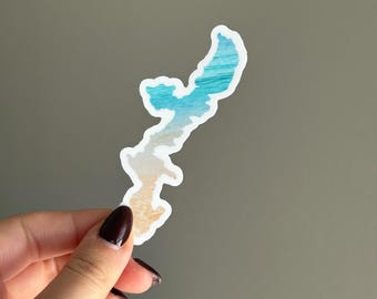 okinawa island sticker sticker
