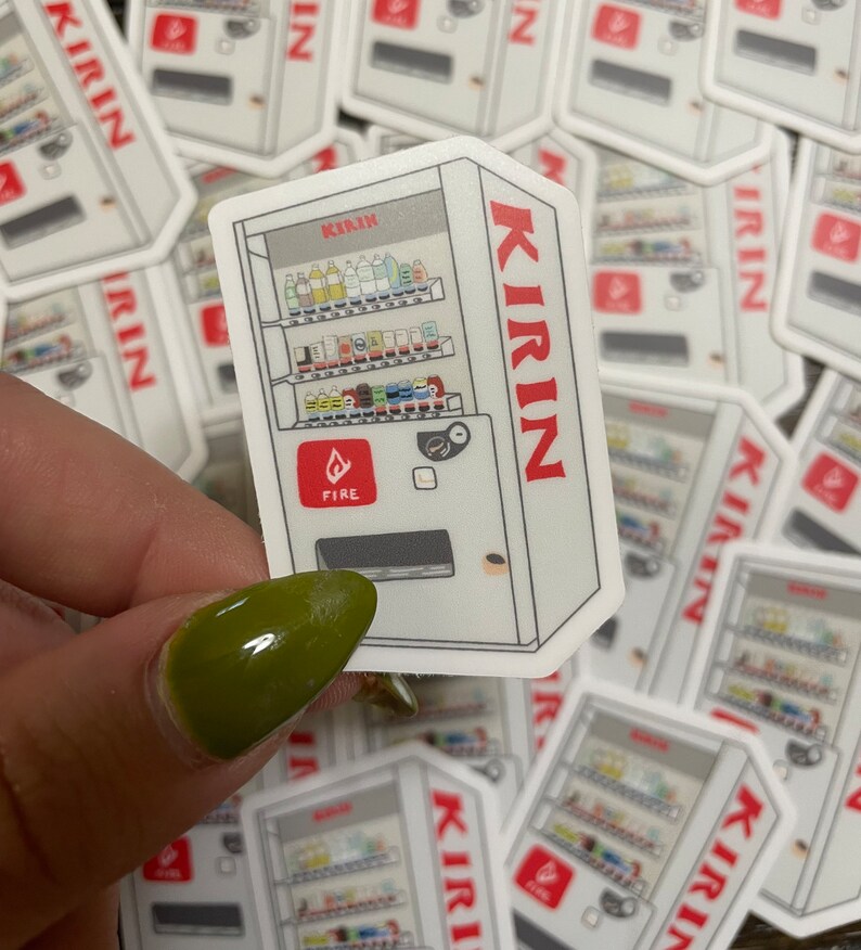 Vending Machine Sticker Japanese Japan Cute Kawaii Sticker Etsy