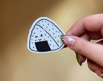 cute rice ball onigiri sticker/waterproof sticker/japanese
