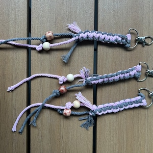 Macrame keychain handmade