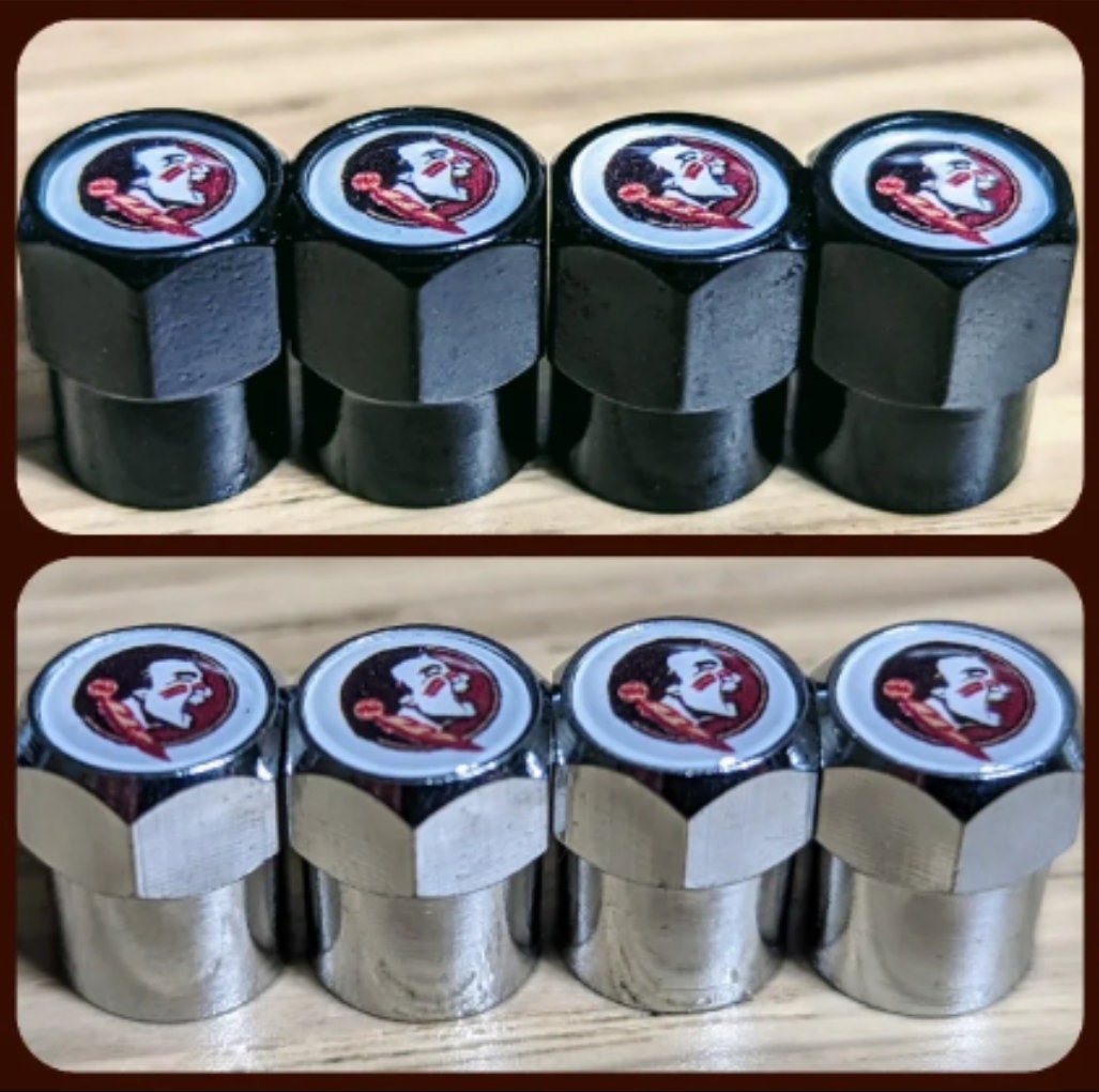 Metal Tire Valve Stem Caps - Florida State Seminoles