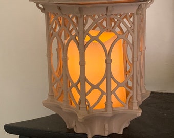 Wooden Flameless Candle Lantern