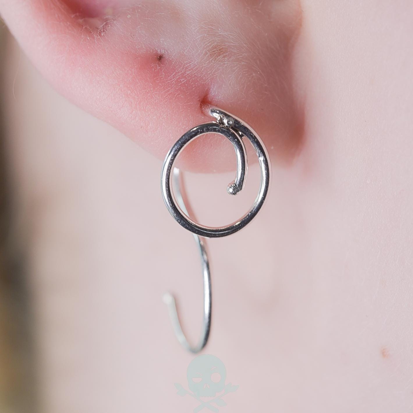 Sterling Silver Drop Earrings - "The Art of Twister"
