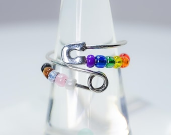 Sterling Silver Bypass Ring -&quot;Safe With Me&quot;