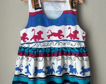 90’s Print Lion Park Dress - Women’s