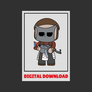 Chad - Rust Character Posters *DIGITAL DOWNLOAD*