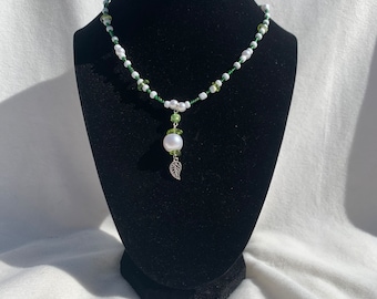 Spring Leaf Necklace